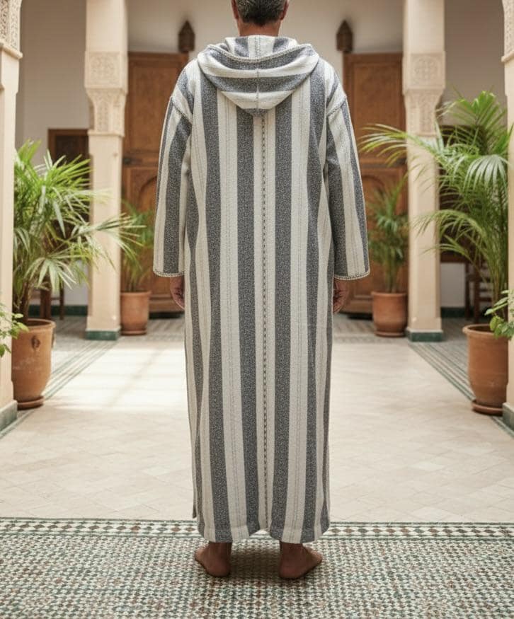 Moroccan Djellaba for Men Caftan - Traditional Winter Moroccan