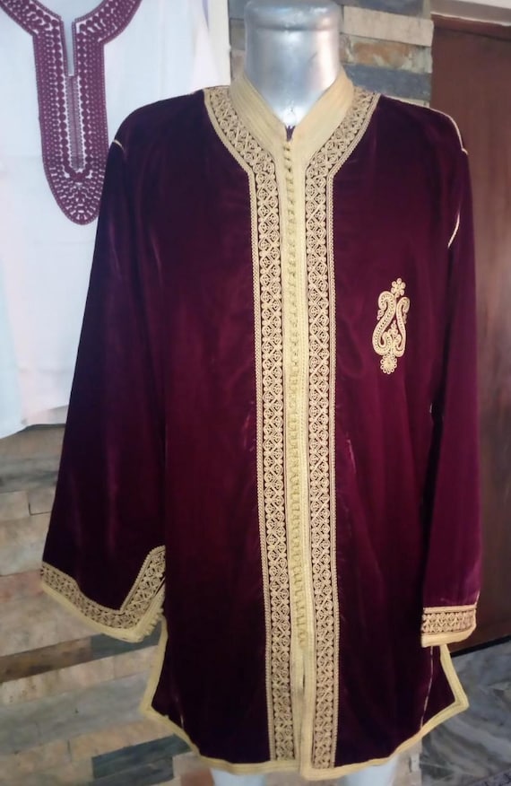 Marroquí Hombre Túnica Caftan Jabador Kaftan Marroquí | Etsy México