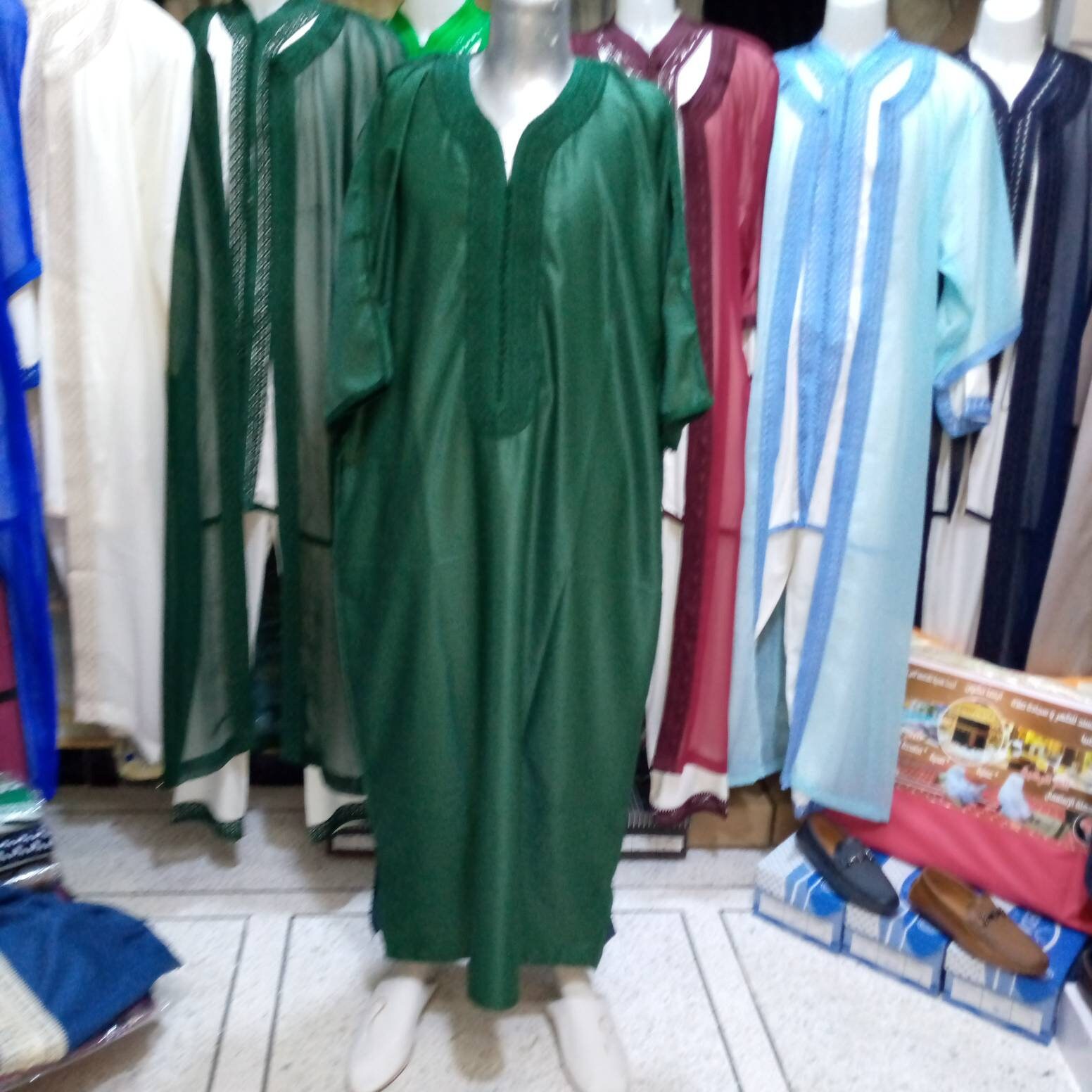 Moroccan Robe Moroccan Djellaba for Men | Handmade Kaftan | Long Moroccan Robe - Etsy