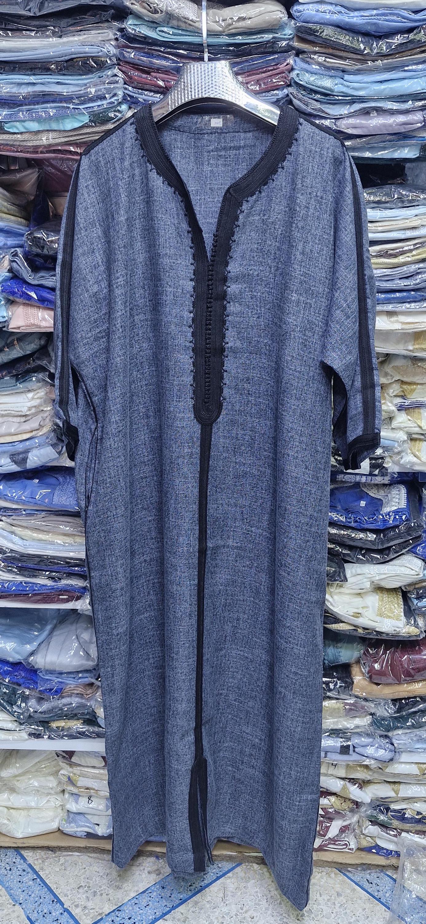 Moroccan Robe Moroccan Djellaba for Men | Handmade Kaftan | Long Moroccan Robe ...