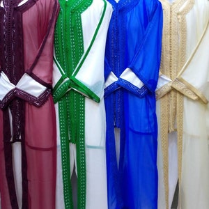 Luxury Handmade Moroccan Jabador 3-Piece Set for Men