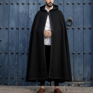Camel Silham Burnouse – Handgemaakte kasjmier wintercape