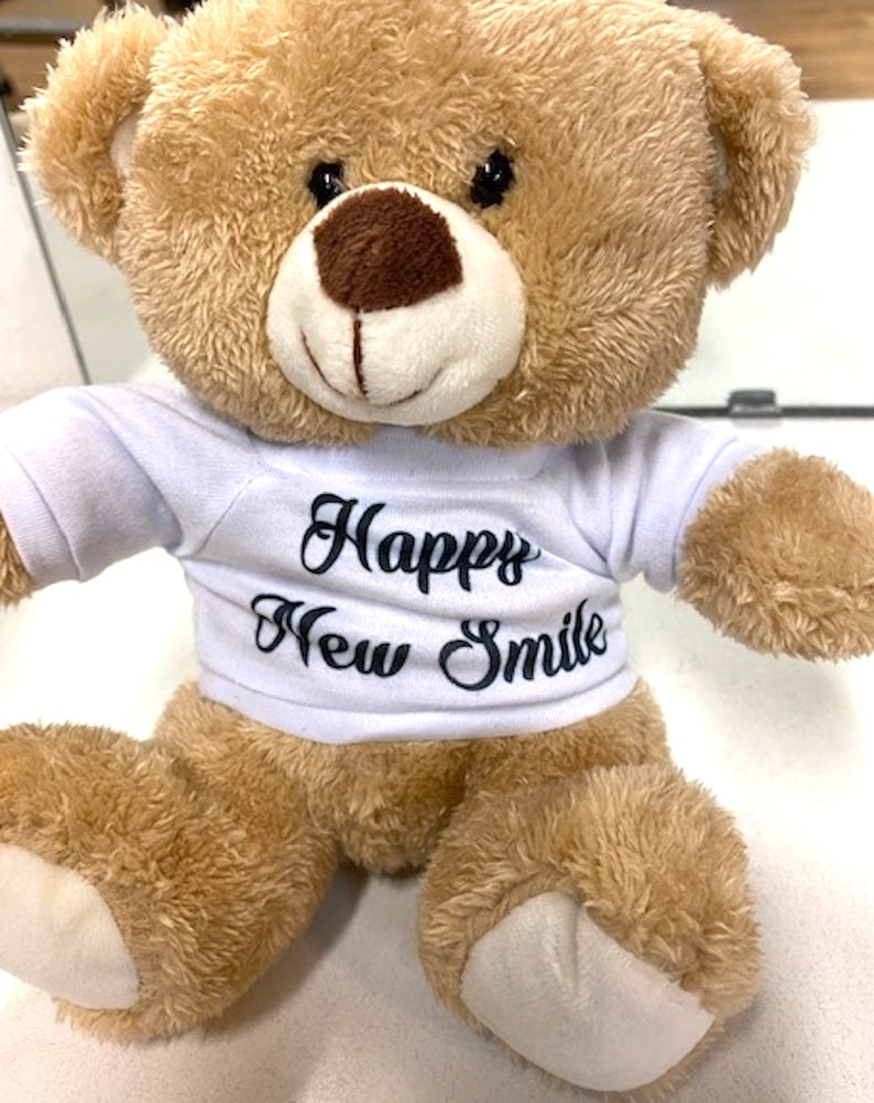 Peluche ourson avec Tee-shirt personnalisable. Peluche photo et texte image 8