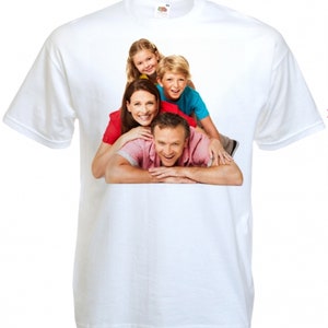 Personalized T-shirt polyester touched unisex cotton image 4