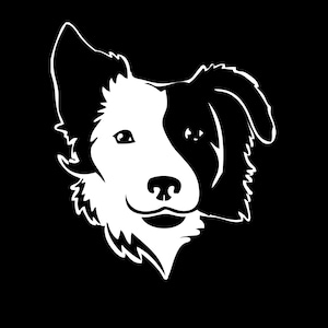 Magnifique thermo transfert de chien mat ou paillettes patch écusson transfert thermocollant pour tissus et textiles