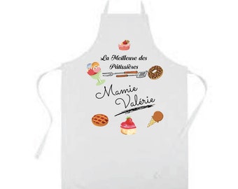 Cheap white customizable kitchen apron for men and women