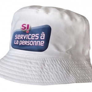 BOB white luxury to customize. Bob cap, bob hat. Customization