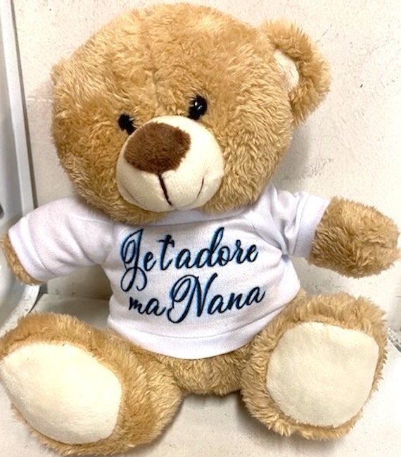 Peluche ourson personnalisable photo