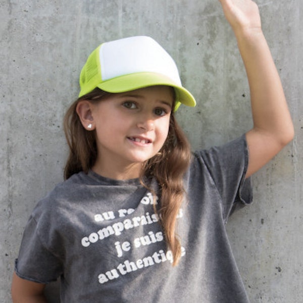 Casquettes personnalisables enfants