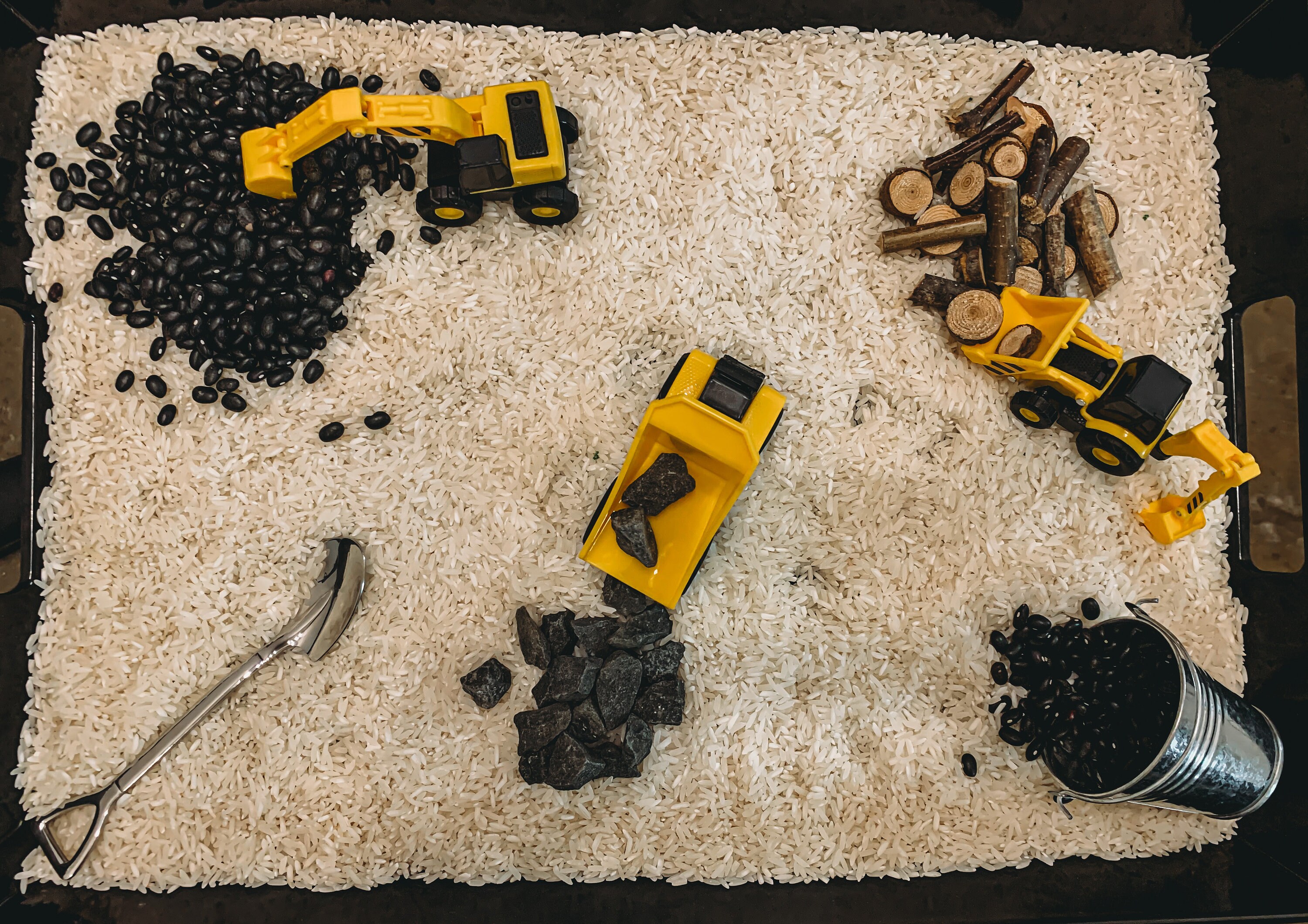 Caos de construcción // Contenedor sensorial // Kit sensorial | Etsy