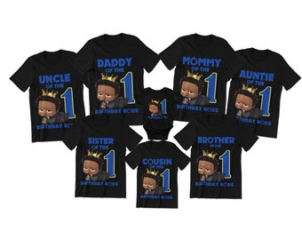 boss baby 1st birthday shirts