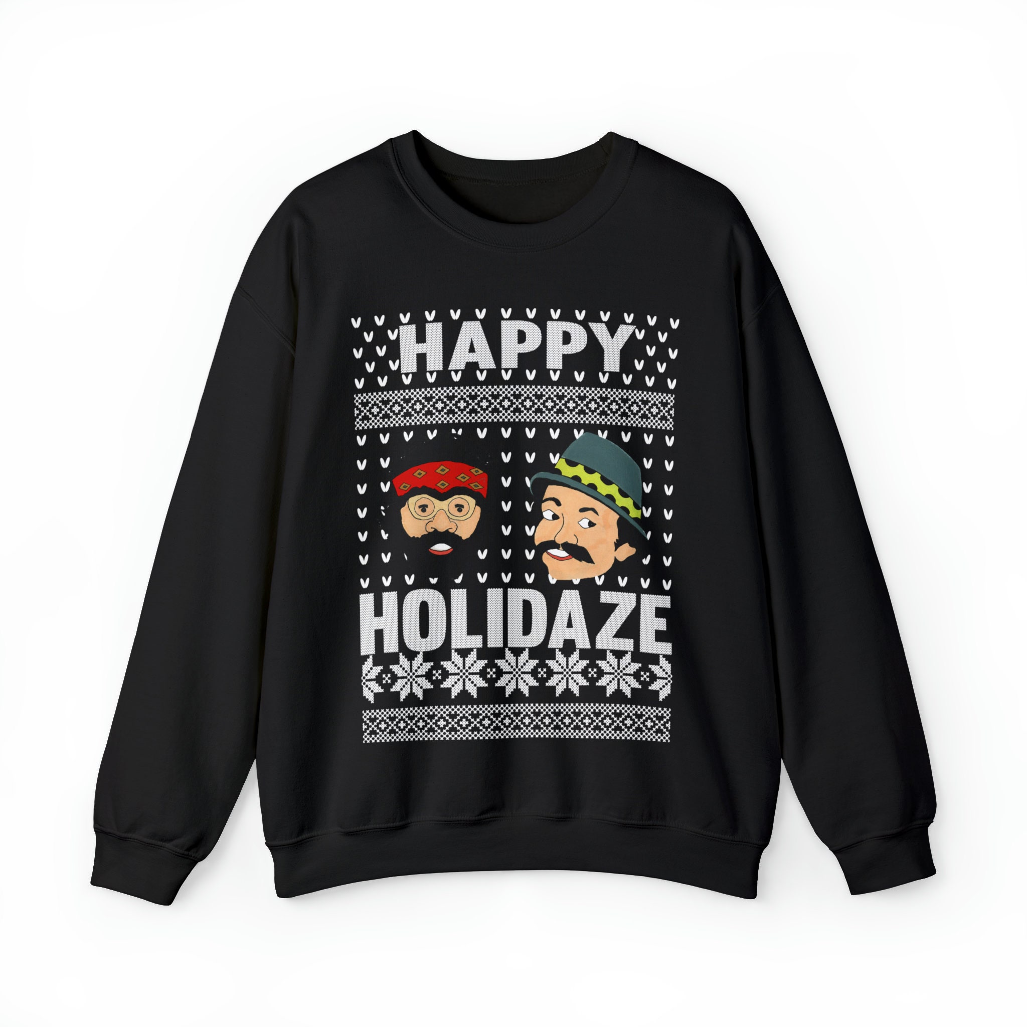 Cheech and Chong Iconic Duo Ugly Christmas Sweater Classic - Etsy