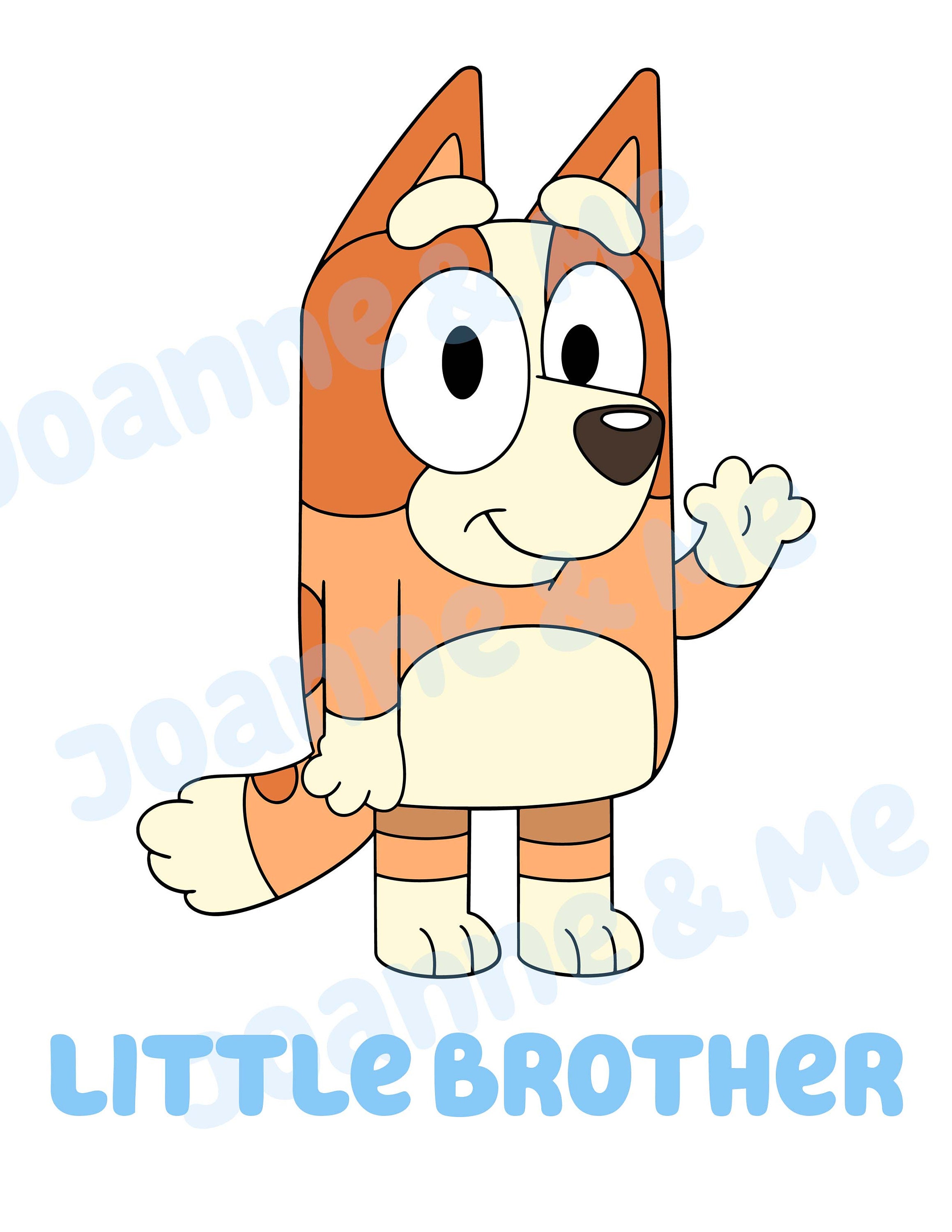 Instant Download Bluey Little Brother Bingo Image JPG PNG Etsy Australia
