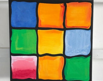 Serie Rubik - Pinturas de Glyn Powell