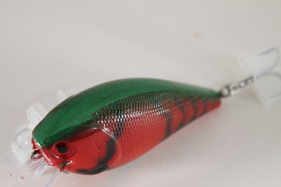 Custom Painted Lures 2.5 Crankbait Crawfish Colored, Fishing Lures