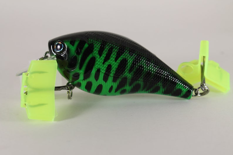 Custom 2.5 Crankbait Green speckled. image 1