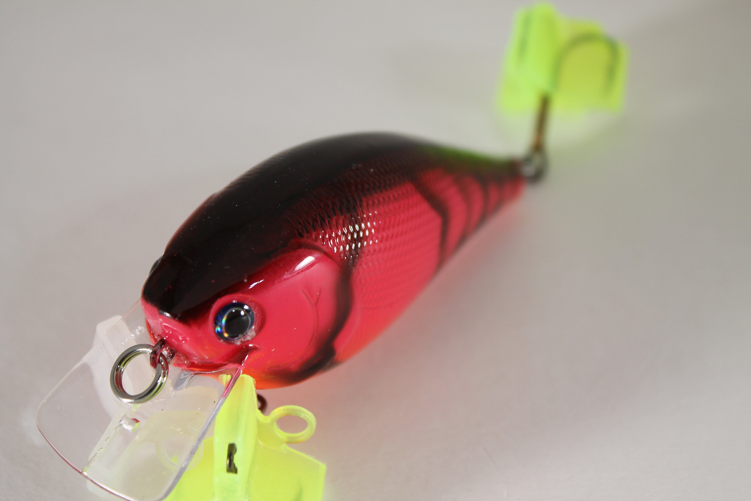 Custom Painted Lures 2.5 Pink Crawfish Crankbait, Fishing Lures