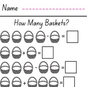 Numbers 5-9 Educational Worksheets Bundle Kindergarten - Etsy
