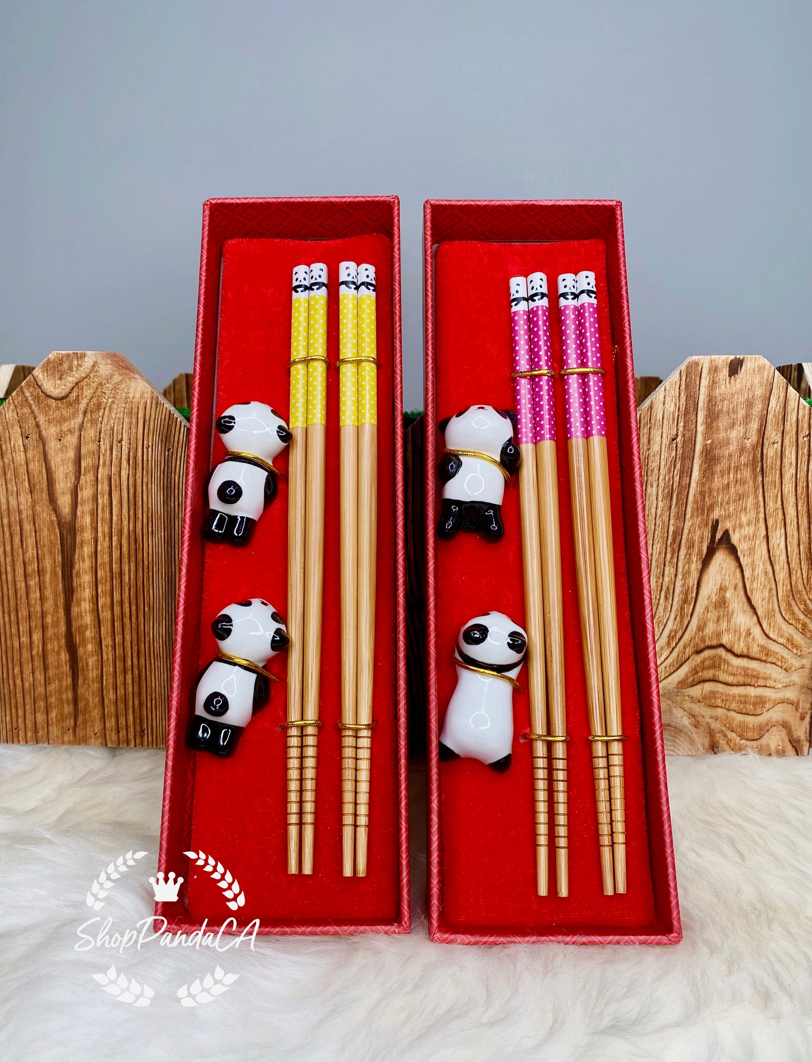 Panda Chopsticks Pandashaped Porcelain Chopsticks Rest Etsy