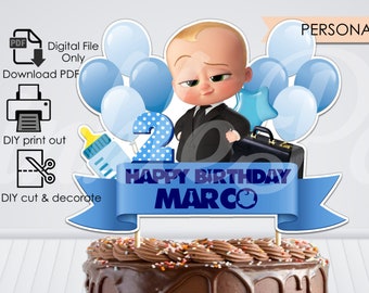 Baby Boss Decoration Etsy