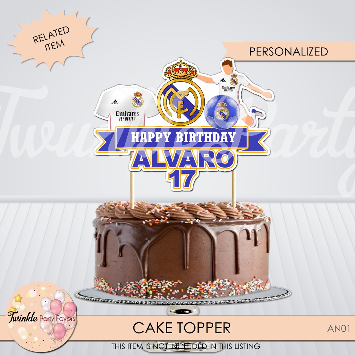 Manchester City Cake Topper Manchester City Topper Etsy