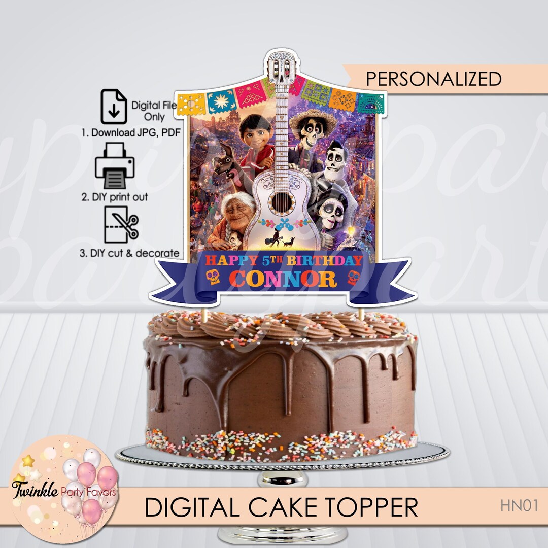Coco Cake Topper, Digital File Only - Etsy