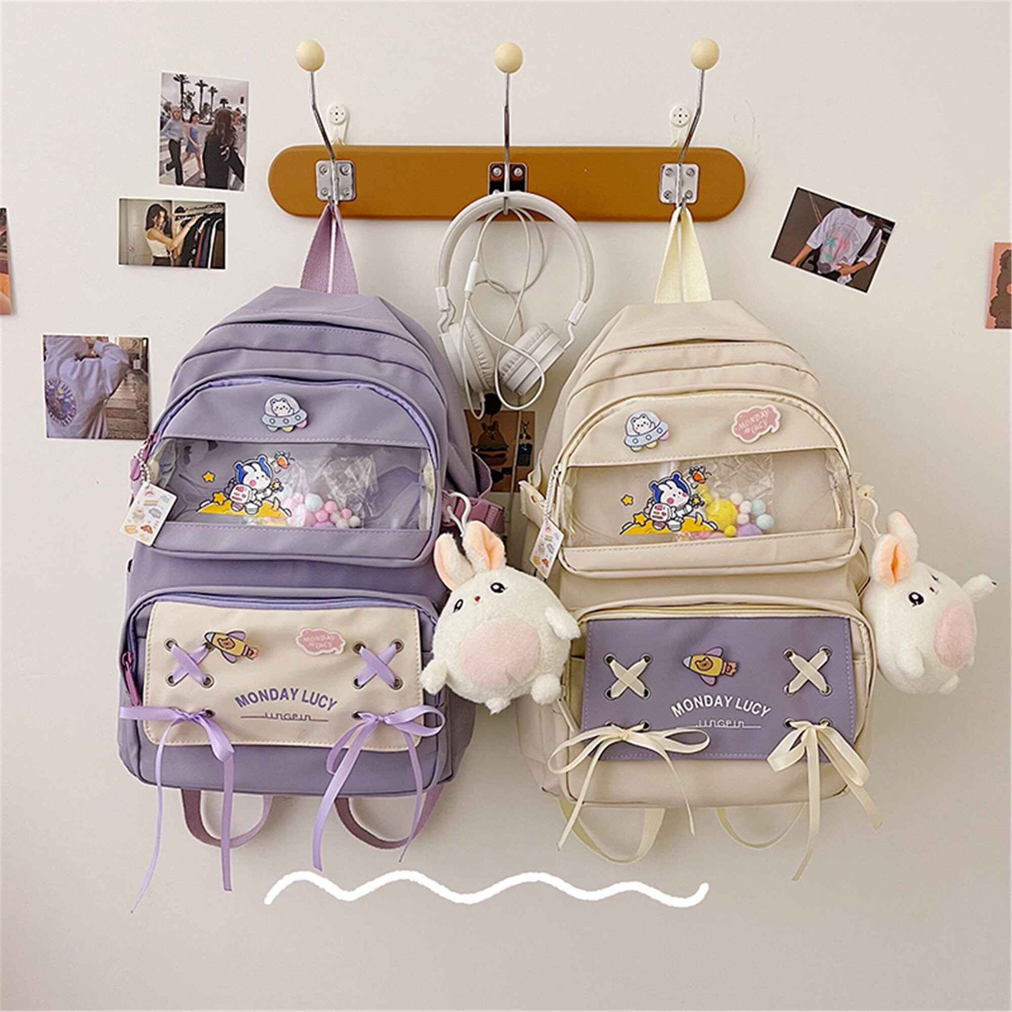 Kawaii Cute Backpack Ita Bag Harajuku Student Backpack Etsy