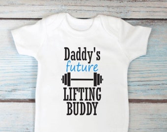 Onesie | Baby Announcement | Dad to Be | Gift for Dad | Lifting | Baby Shower | Gym Dad | Dad Bod