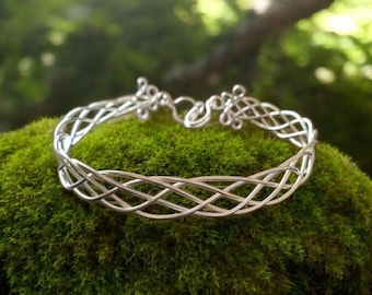 ヴィンテージ スターリングシルバー ケルトパネル チェーン