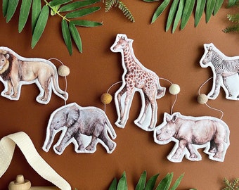 Safari Animal Garland