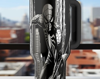 Spider - 40oz Tumbler Wrap - Laser engraving Design - Digital file SVG