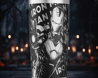 Diseño de grabado láser - Héroe - Vaso de 20 oz - Archivo digital SVG