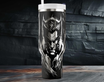 Hero - 40oz Tumbler Wrap - Laser engraving Design - Digital file SVG