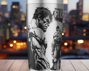 Diseño de grabado láser - Héroe Verde - Vaso de 20 oz - Archivo digital SVG