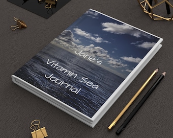 Hardcover Vitamin Sea Journal, matte afwerking