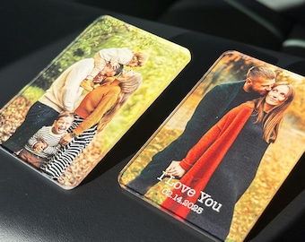 Add Your Own Photo Car Visor Clip, Drive Safe Visor Picture Clip Car Photo Decor, Family Portrait Sun Visor Clip, Picture Frame for Car Gift