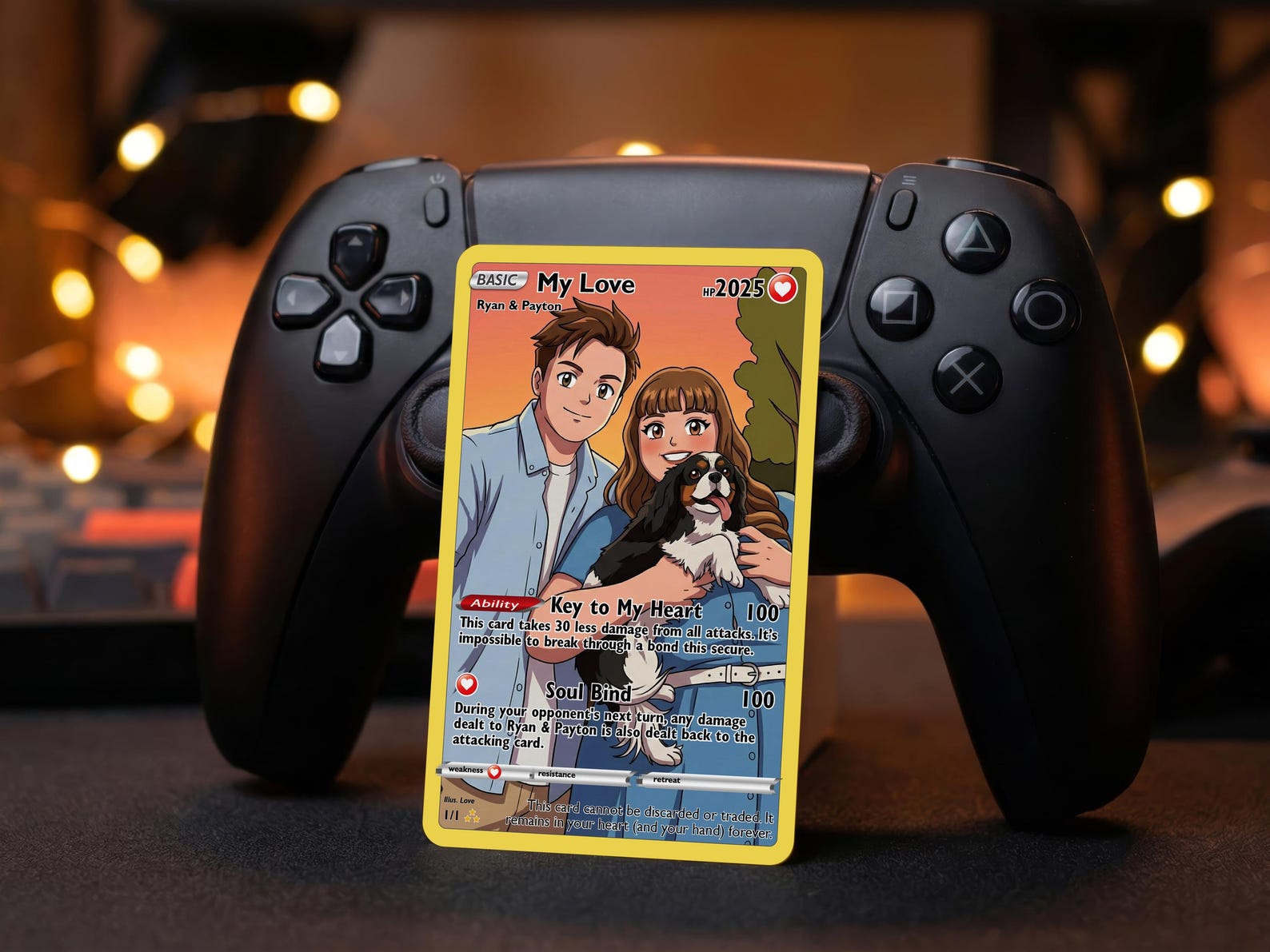 Valentine's Day Couple Card for Anniversary Gift, Lover Gift With Photo ...