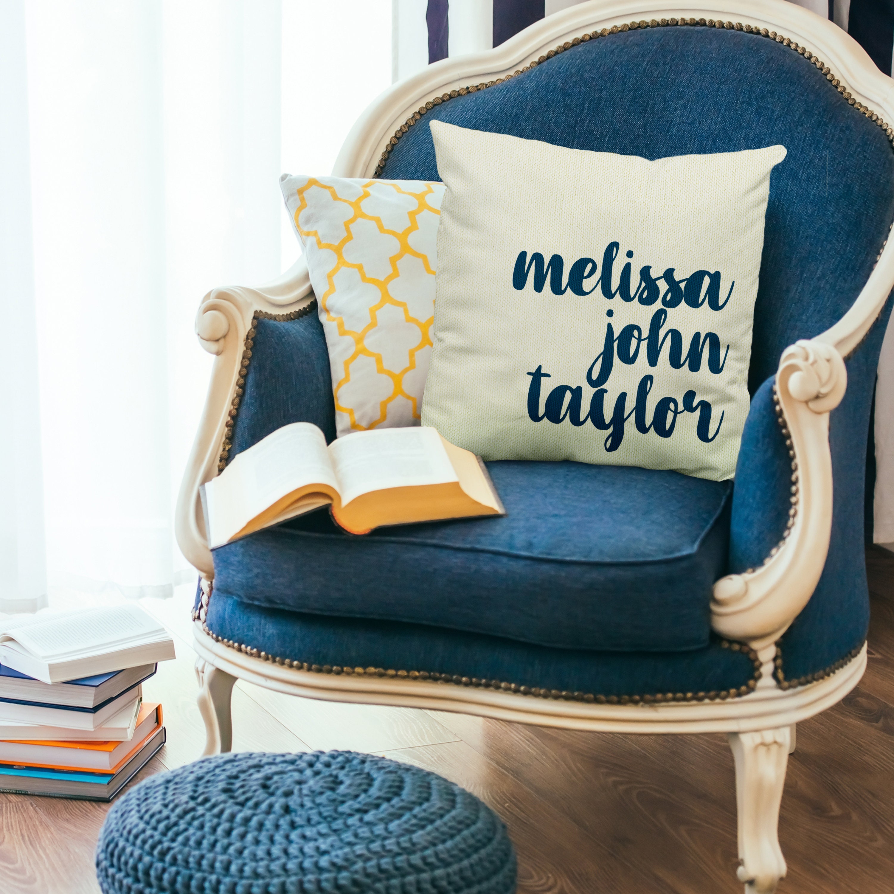 Personalized Family Name Throw Pillow Customize With Names Etsy UK