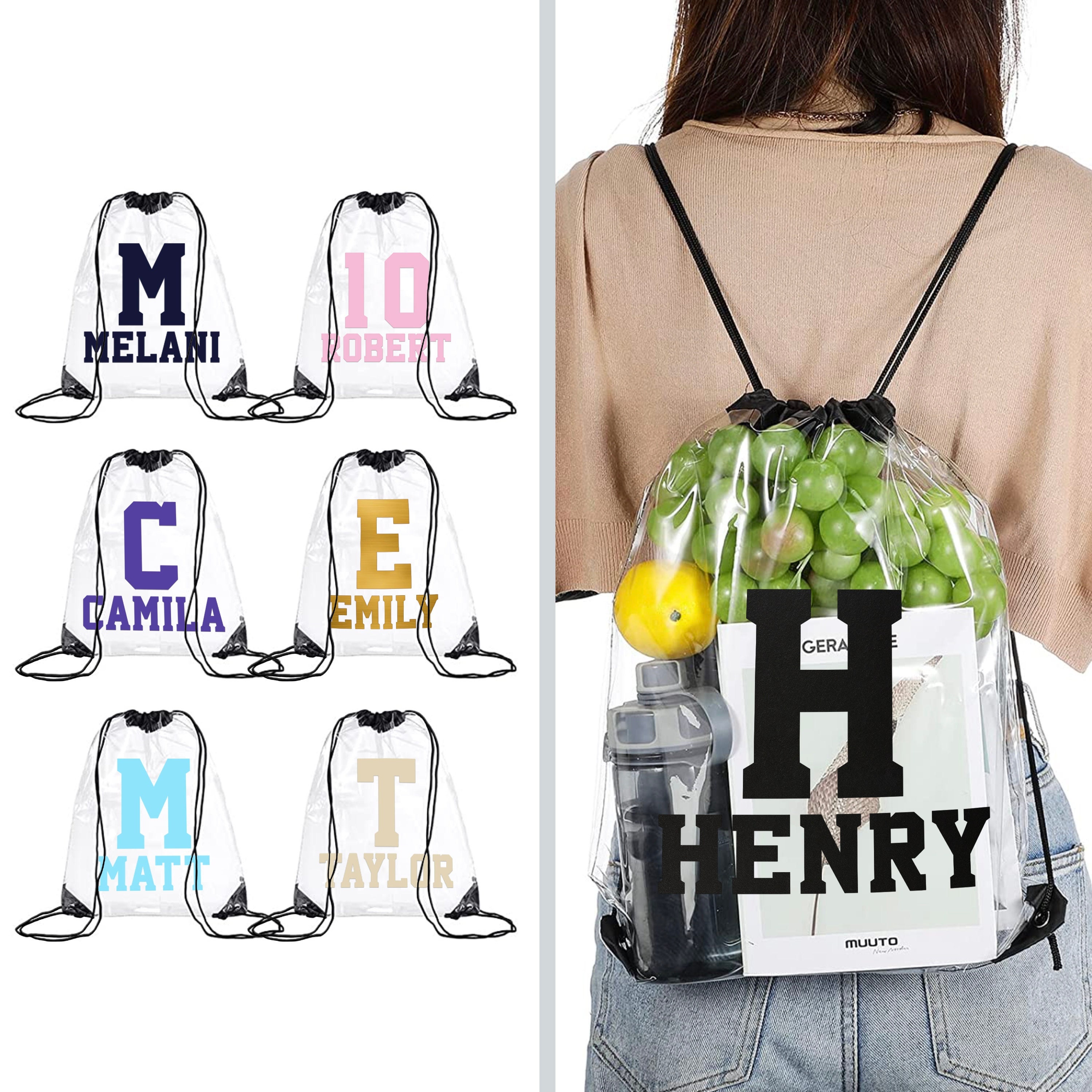 arv® — pvc transparent logo tote