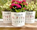 Grandmas Garden Gift for Grandma, Personalized Gifts for Mothers Day Gifts, Personalized Flower Pot, Birth Flower Mom Gifts from Daughter