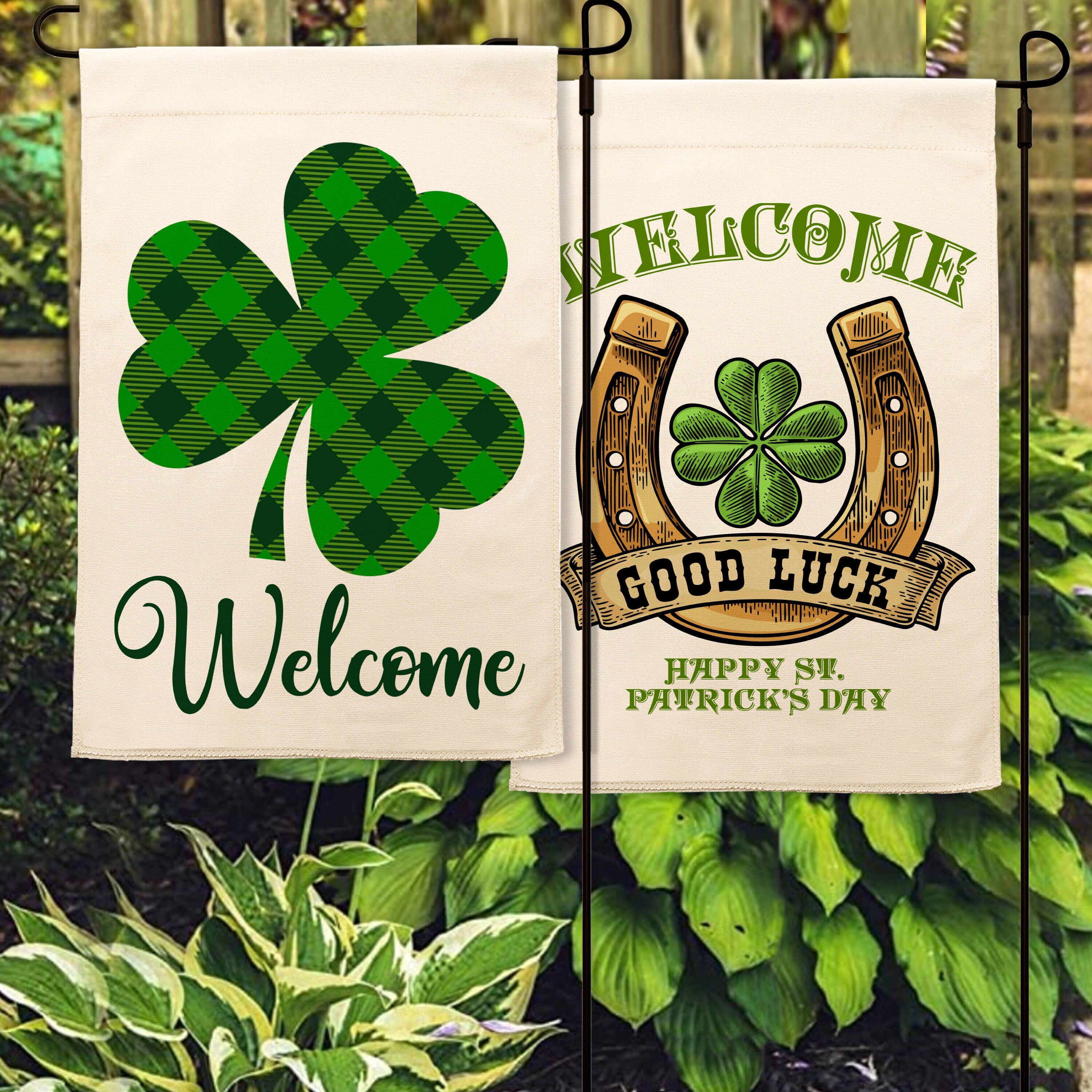 St. Patrick's Day Garden Flags 6 Design Options Irish - Etsy Israel