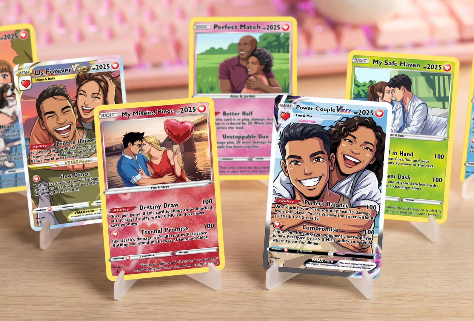 Valentine's Day Couple Card for Anniversary Gift, Lover Gift With Photo ...