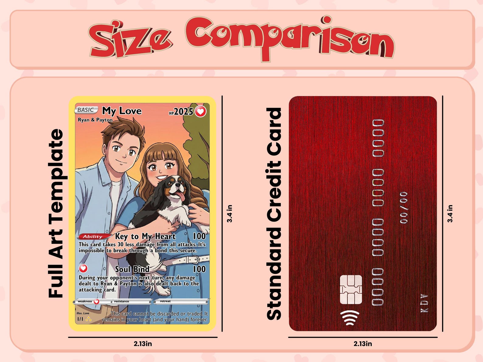 Valentine's Day Couple Card for Anniversary Gift, Lover Gift With Photo ...