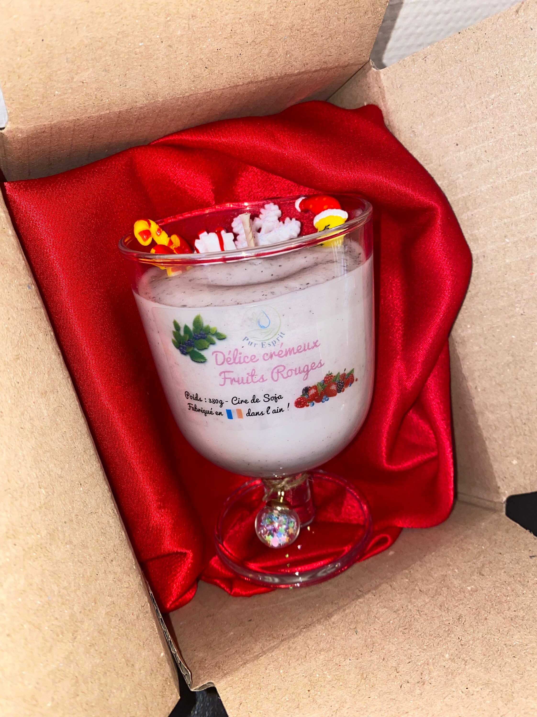 Bougies de Noël Cadeau