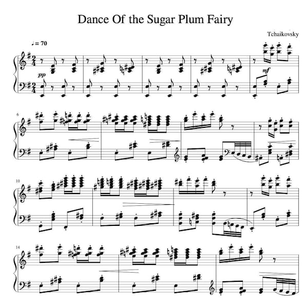 Nutcracker Suite Sheet Etsy