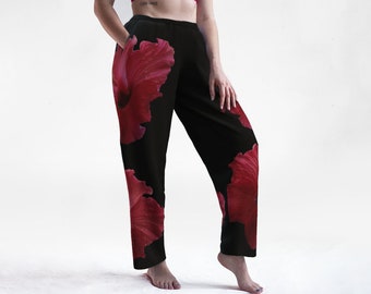 Pink Hibiscus Lounge Pants