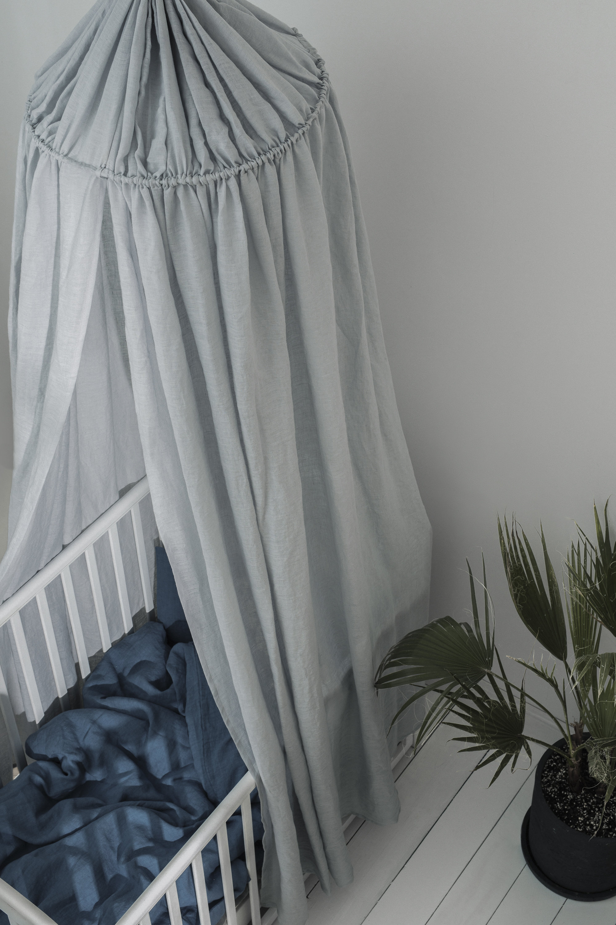 Bed Canopy Linen Nursery Canopy Bohemian Play Canopy Kids Etsy