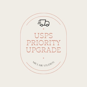 USPS Priority Mail. 1 - 4 Day Shipping Time