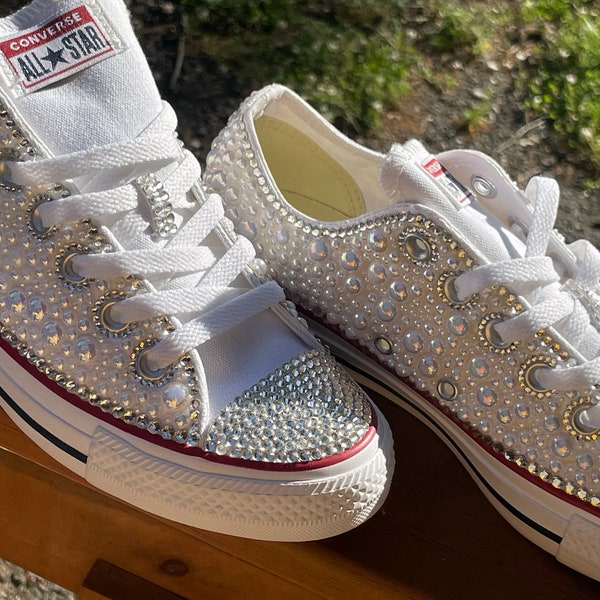 Bling Chuck Taylors - Etsy