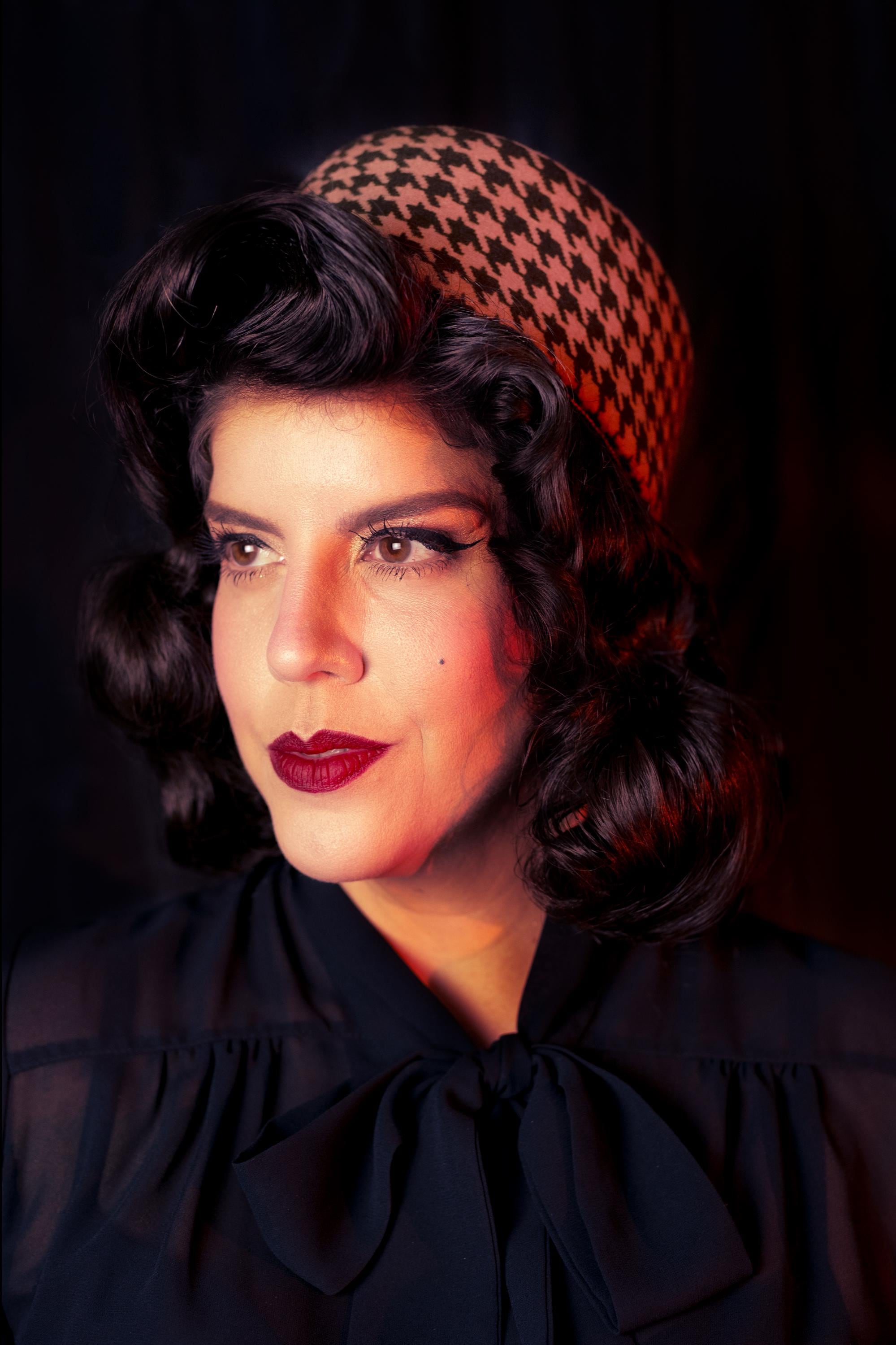 Houndstooth Pillbox Hat - Etsy display picture 2